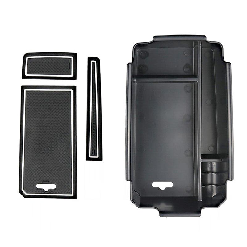 For Volvo XC40 Car Central Armrest Storage Box Organizer Center Console Flocking/ABS Organizer Containers Holder