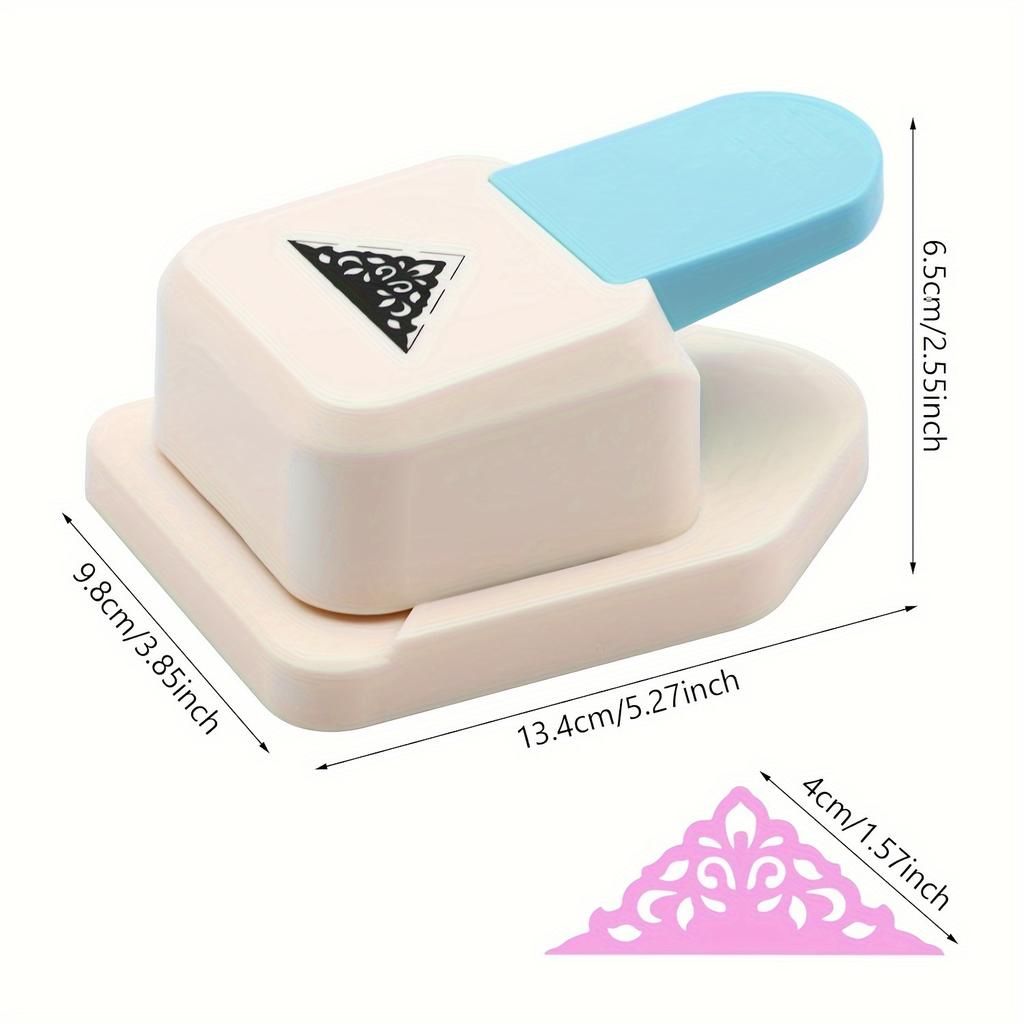 Craft corner punch & triangular flower pattern corner punch, scrapbooking supplies, flower shape punch