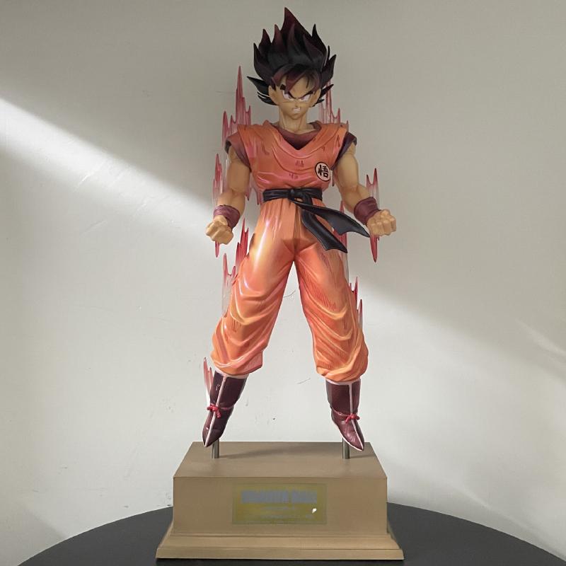 36cm Anime Dragon Ball Z GK Statue DBZ Son Goku Action Figure SSJ GOKU Figurine Super Saiyan Collection Model Ornament Toys Gift