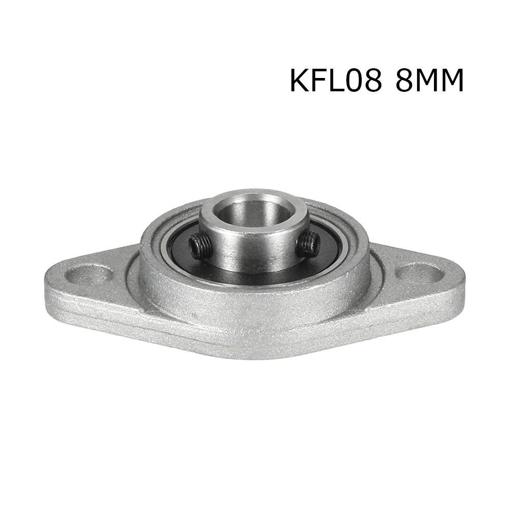 8mm 10mm 12mm 15mm Rhombic Thrust Bearing KFL08 KFL10 KFL12 KFL15 Pillow Block Bearing ZINC Alloy
