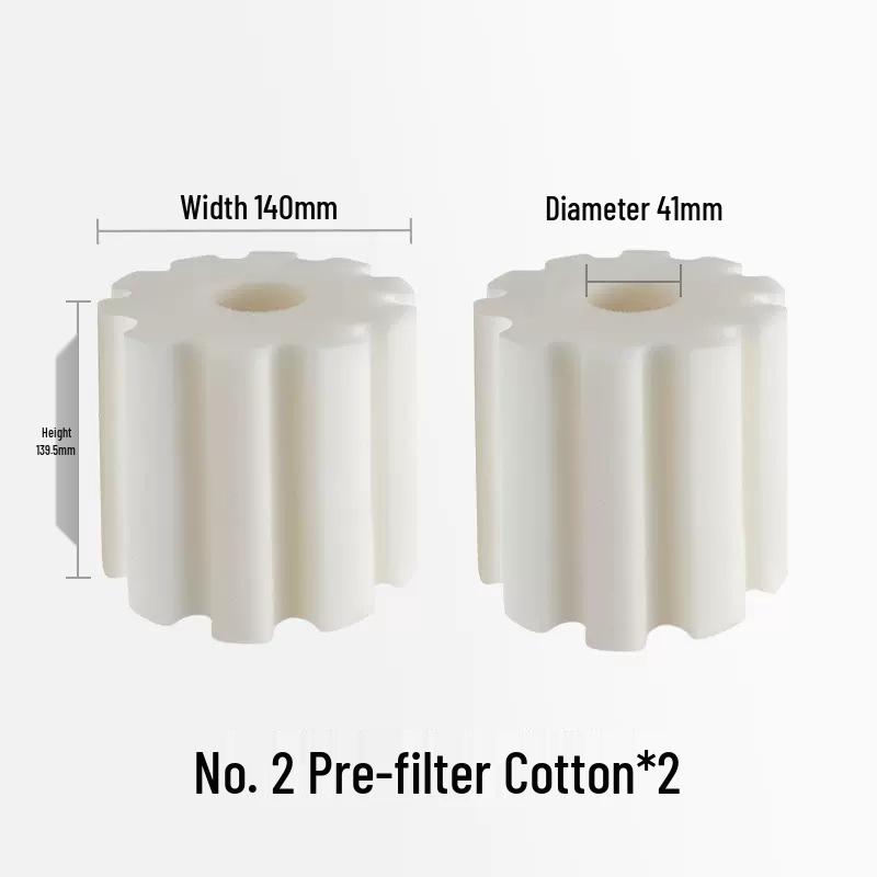"Nitley No. 2 Non-Powered Aquarium Filter with High-Density Cotton"