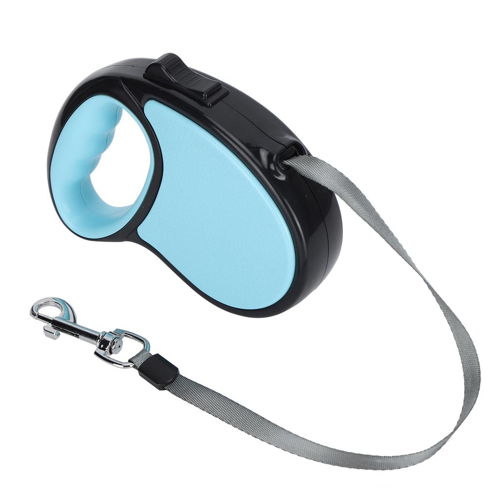 3/5M Retractable Dog Leash Walking Leash with AntiSlip Handle for Small Medium Dog(Blue 5m/16.4ft)
