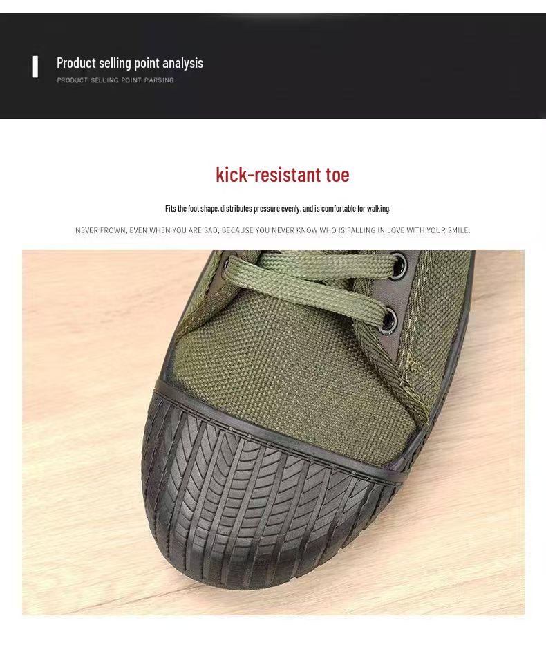 New Liberation Breathable Canvas Work Shoes for Farm and Construction, Available In High-Top and Low-Top Styles.