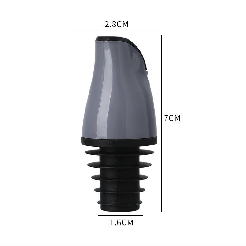 Leak-Proof Seasoning Bottle: Anti-Backflow Nozzle with Auto Open/Close for Oil, Vinegar, and Wine серый