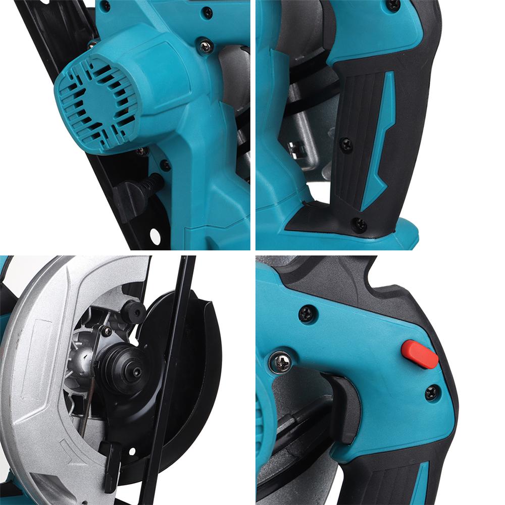 New 5000RPM Electric Circular Saw 1000W 180mm Power Tools Dust Passage Multifunction Cutting Machine For 18V Battery