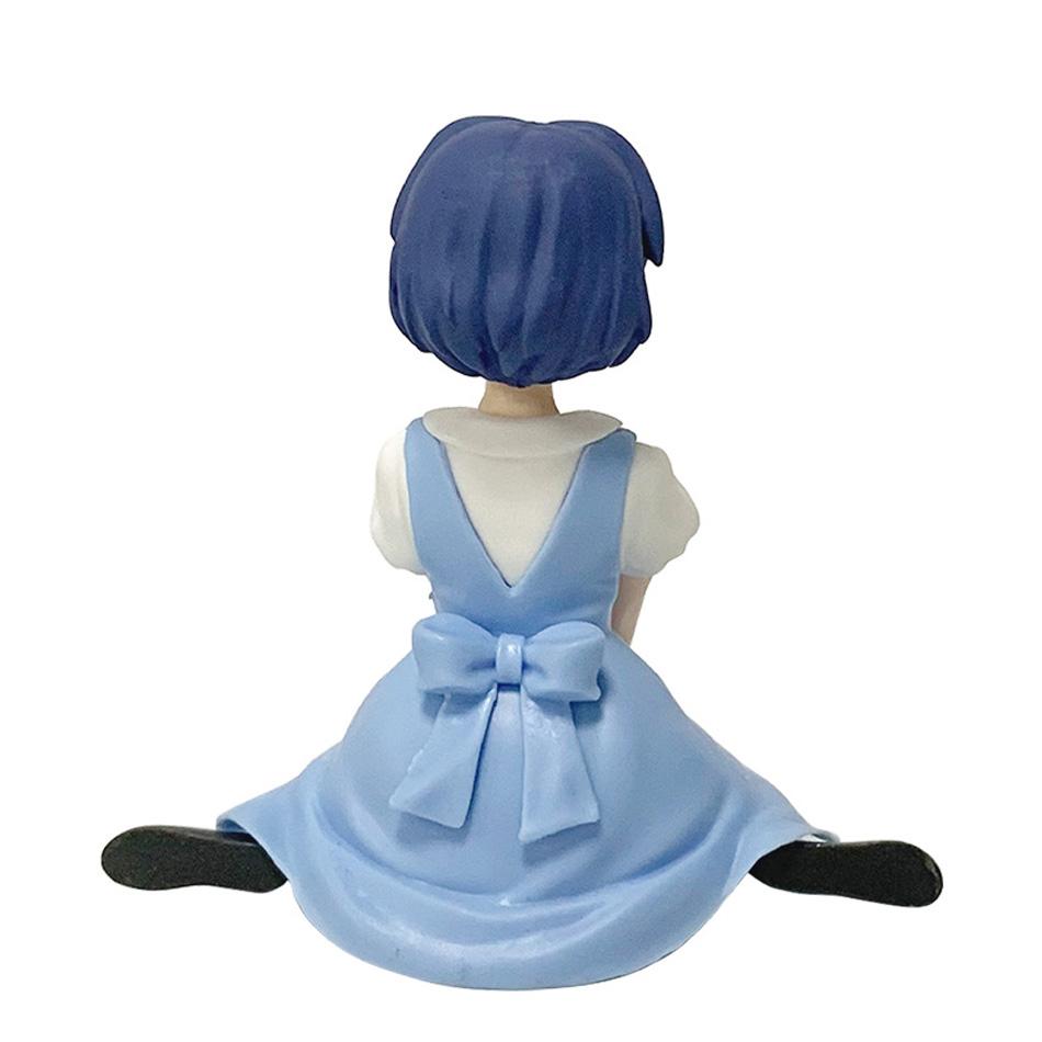 Anime Ranma1/2 Relax Time Tendou Akane Female Ranma 10cm Kwaii Girl Seated Pvc Model Figures Funny Desktop Oranment Periphery