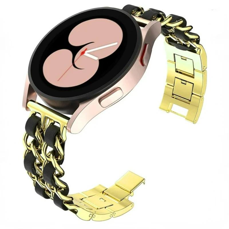 20mm 22mm Metal Strap For Samsung Watch 7 6 5 4 3 Amazfit GTR/GTS Bracelet Wristband For Huawei Watch 4/GT4-3-2 Xiaomi S4/3 Band
