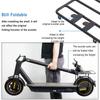 Luggage Cargo Rack Parts For Ninebot Max G30 G30LP/D Electric Scooter Thicken Steel Folded Rear Rack Storage Shelf  Accessories