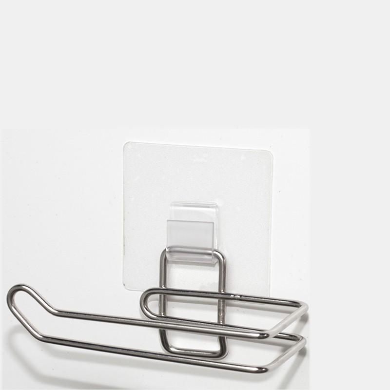 5 Stück transparente, selbstklebende Wandhaken