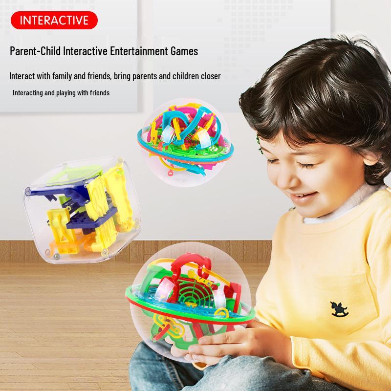 Portable Cross-Border Foreign Trade Maze Ball Magic Toy for Kids (100-158-168)
