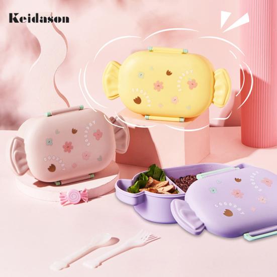 

Симпатичные 2 сетки прекрасный обеденный контейнер конфеты в форме детской коробки школьные принадлежности