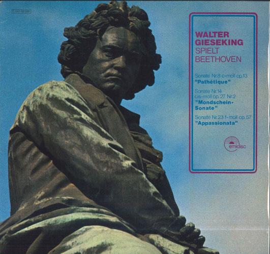 

Виниловая пластинка WALTER GIESEKING Beethoven Sonate Nr8 Cmoll Op13 P C04750520 EMIDISC Германия Классическая Б/у
