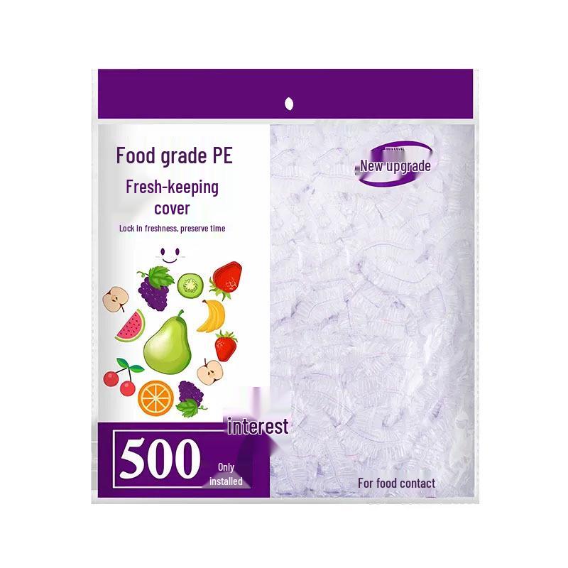 Disposable Cling Film Bowl Covers for Odor Prevention and Fresh-Keeping in Refrigerators