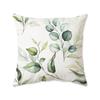 Sofa Bedroom Living Room Back Pillow Cover Small Fresh Green Leaf Plant Pillow Cushion Cover
