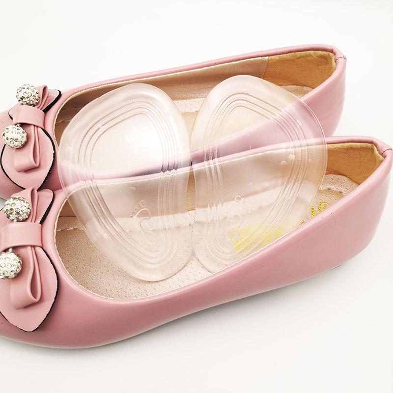 Shock-Absorbing Non-Slip Silicone Gel Forefoot Pads - Transparent, Anti-Pain, Wear-Resistant Sports Half Pads