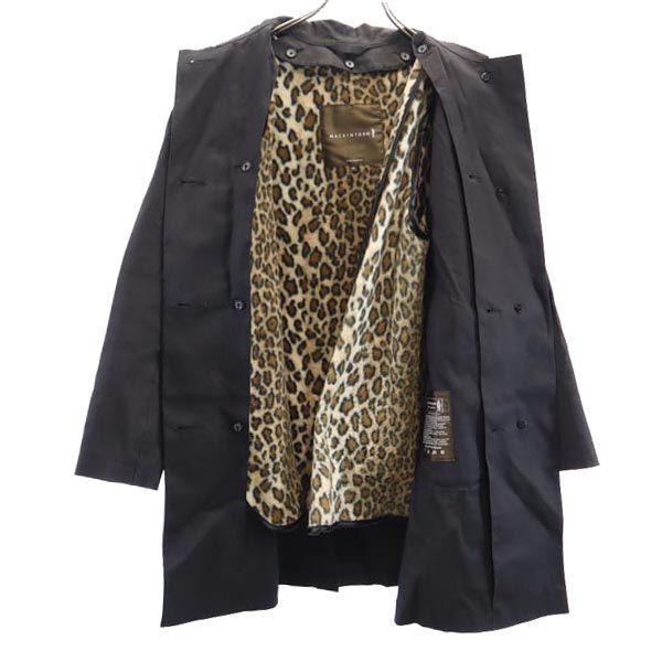 Mackintosh Made In the UK Rubberized Stainless Collar Coat 36 Black Women Used