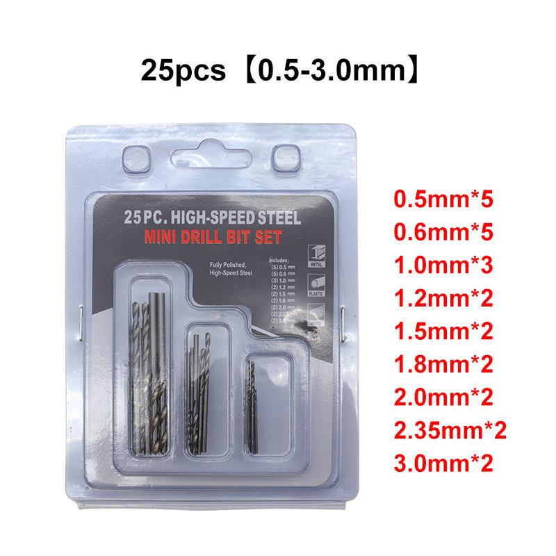 Mini mașină de găurit de mână din micro aluminiu cu mandrina fără cheie Burghiu elicoidal din oțel HSS Foraj pentru prelucrarea lemnului Instrumente rotative de găurit manual