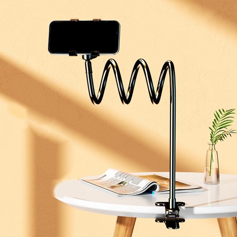 Gooseneck Tablet Stand for Bed Rotatable Phone Holder for Lazy Flexible Long Arm Universal Bracket for Mobile Phone