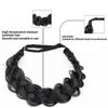 1PC Braid Wig Hair Band Soft Headband Soft Handmade Hair Band Wig Accessories Braid Internet celebrity Hand Tear Braid Hair Band