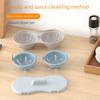 Double Cup Cooker Egg Boiler Detachable Drain Basket Egg Cooker  Cook Poached Eggs