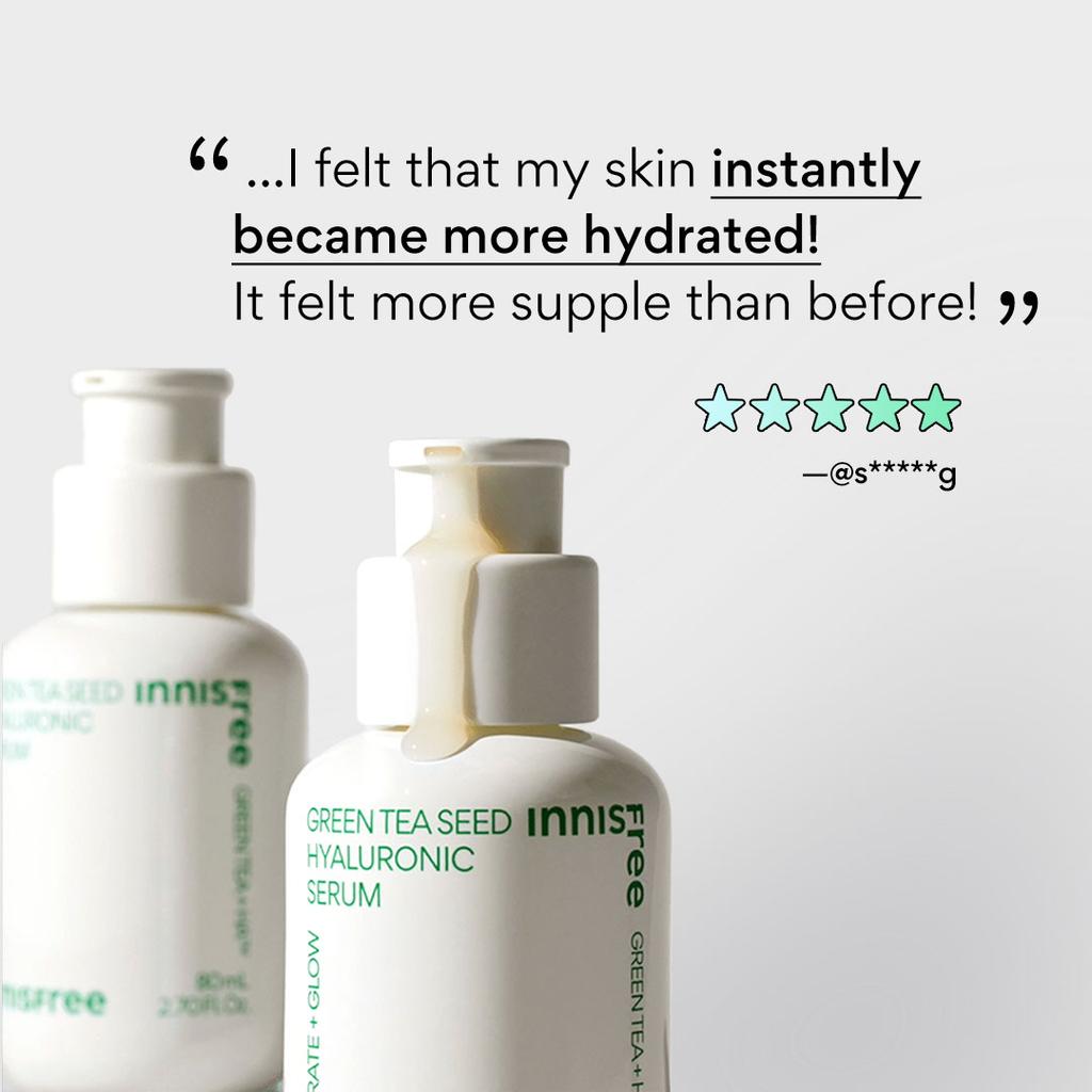 Innisfree Grünteesamen-Hyaluronserum 80ml NEU