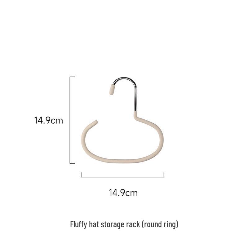 Multi-functional Baseball Cap Hook and Clothes Hanger for Dormitory Wardrobe