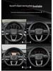 Genuine Leather Steering Wheel Cover for Hyundai ix35, Elantra Yuedong, Mingtu, and Festa - Ultra-Thin Design