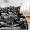 3pcs Horror Characters Duvet Cover Set, 1 Duvet Cover + 2 Pillowcases (No Insert), High-Definition Print, Home & Dorm Set Yy251208048