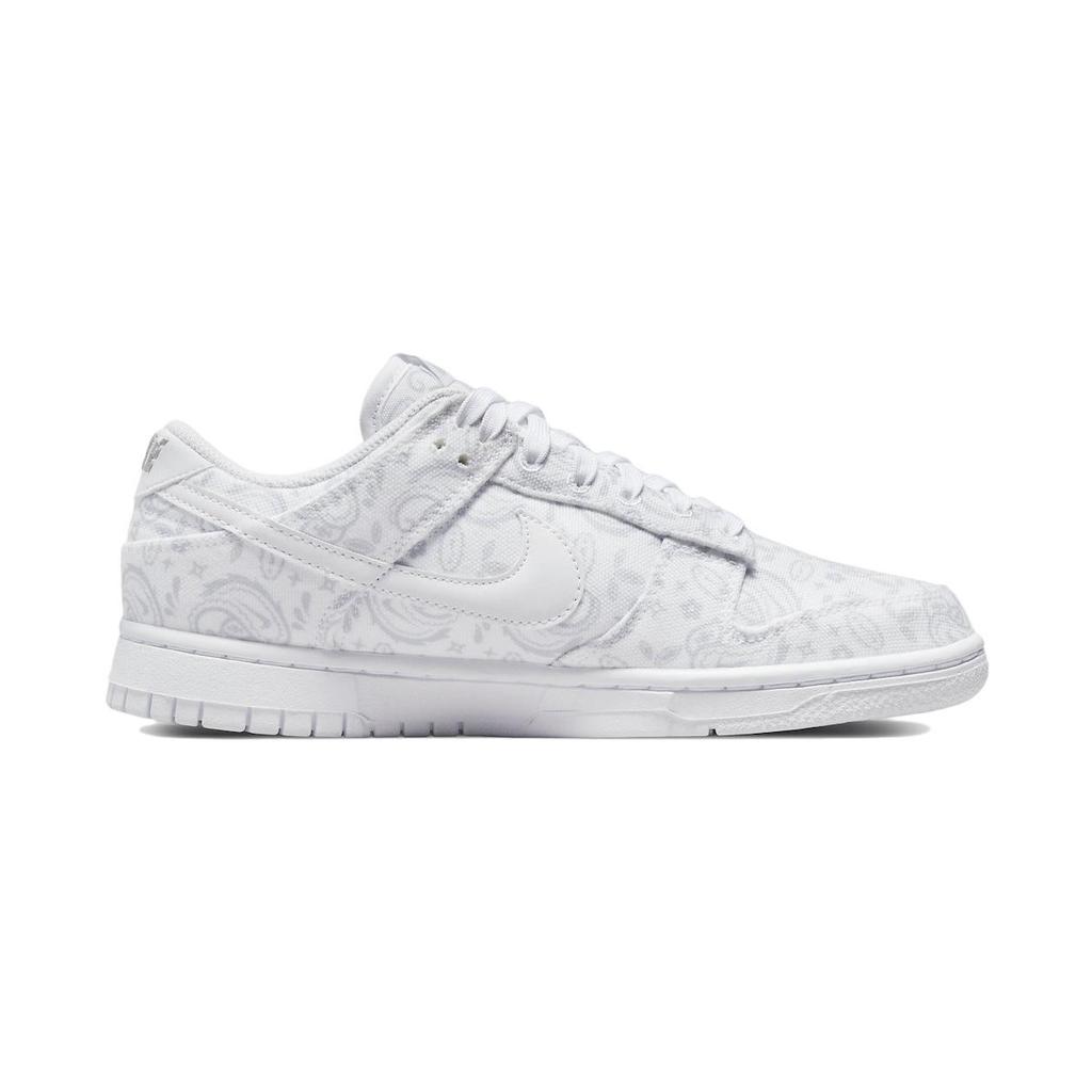Nike Dunk Low White Paisley Women's Skate Shoes Sneakers DJ9955-100