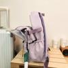 Women's Backpack School Bag Men Solid Color Backpack Travel Bag