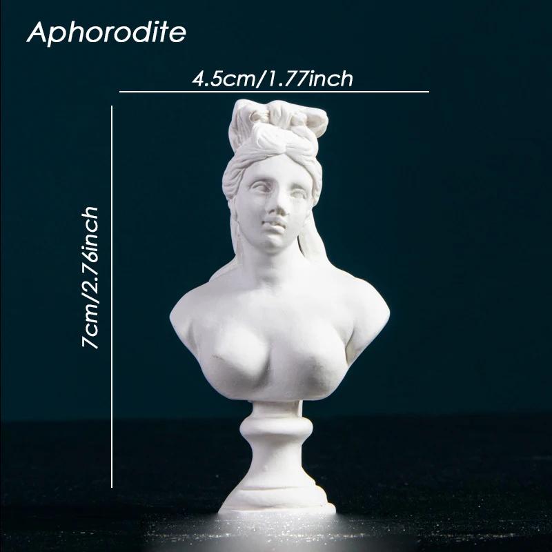 Scultura Moderna Tavolo Mini Ornamento Mitologia Greca Statua in Gesso David Figura in Resina Gesso Disegno Pratica Artigianato Decorazione