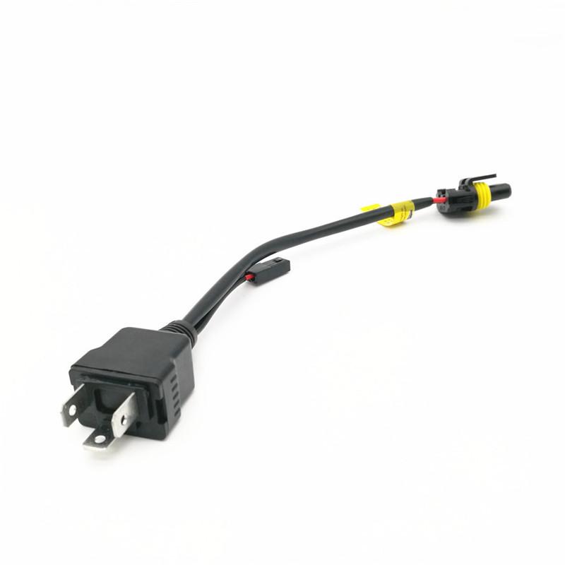 HID Xenon bulb H4 H/L wiring harness controller H4 flexible small relay cable wires H4 Bi-xenon small cable wires 1 for 1 cable x1