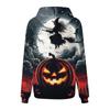 Women's Fashion Sweatshirt Printed Casual Hooded Sweatshirt With Pockets