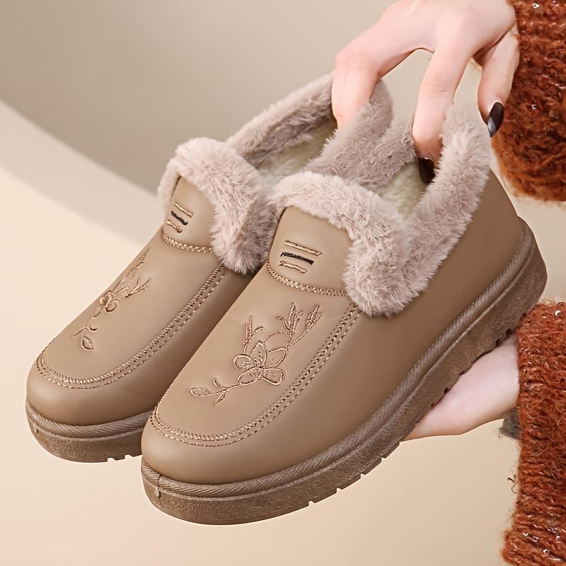 Women's Warm Shoes Soft Sole Fashionable and Versatile Walking Shoes