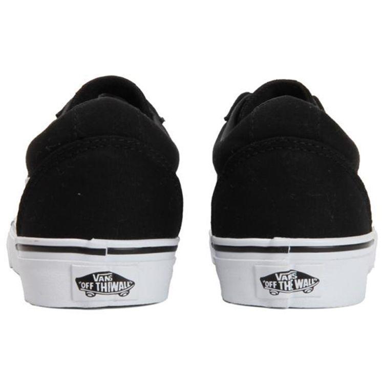 Vans Ward Black Women Sneakers White VN0A3IUN187