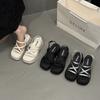 French Fairy Style Platform Sandals Women's Summer Wear with Skirt 2025 New Versatile Wedge Heel Roman Shoes