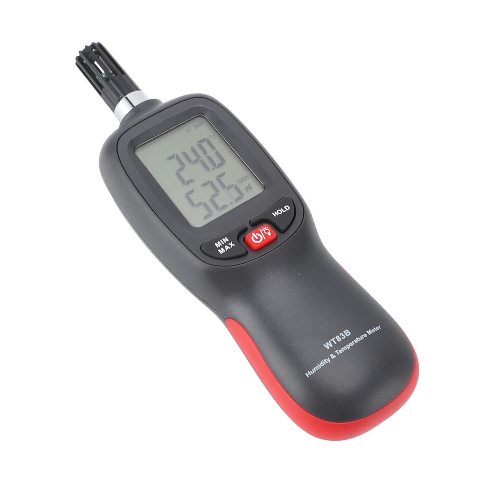 

Измеритель температуры и влажности цифровой Bluetooth высокоточный комнатный гигрометр с ЖК-подсветкой красный