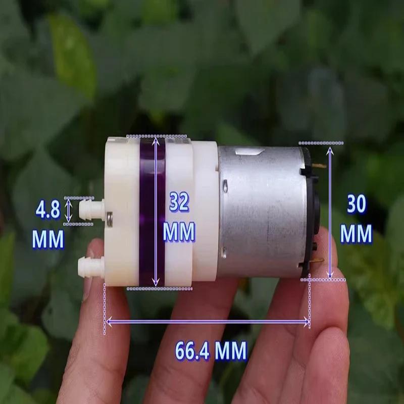 Dc12V 0.53A Membran-Vakuum-Luft-Sauerstoffpumpe Unterdruck-Saugpumpe Hochleistungs-Luftpumpe für Aquarium