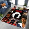 Tappeto Classico Scarface Tony Montana Movie Art per Camera da Letto Soggiorno Divano Decorazione Zerbino per Casa, Grande Tappeto Antiscivolo per Bambini