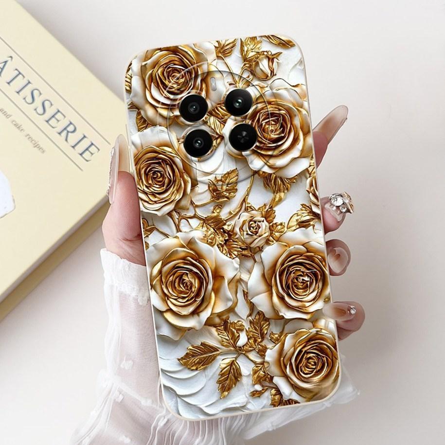 For Realme 12 Pro Plus Case RMX3840 RMX3841 Cover Luxury Marble Soft Silicone Shockproof Funda For Realme 12 12+ 12Pro 12X Coque