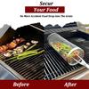 Stainless Steel Cylinder Barbecue Rolling Grilling Basket Rack Cooking Grill Grate Outdoor Round BBQ Grid Travel Camping Picnic
