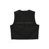 Nike Life Logo Solido Gilet Comodo Tessuto Gilet Uomo Nero FN3215-010