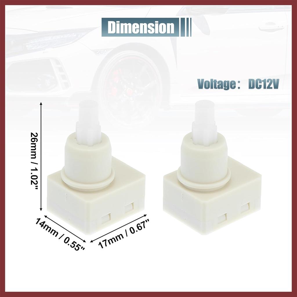 2Pcs Dome Lamp Switch 34404-SDA-A21 34404-SDA-A22D3 924-798 Roof Map Light Overhead Lights for Honda CR-V Odyssey Accord Pilot Ridgeline for Ram 1500