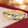 Huitan Brilliant Rings for Women Stylish Graceful Engagement Party Jewelry Fashion Dazzling Cubic Zirconia Finger Accessories