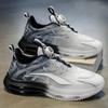Large size casual sports shoes parent-child size rotating button air cushion soft sole dad shoes