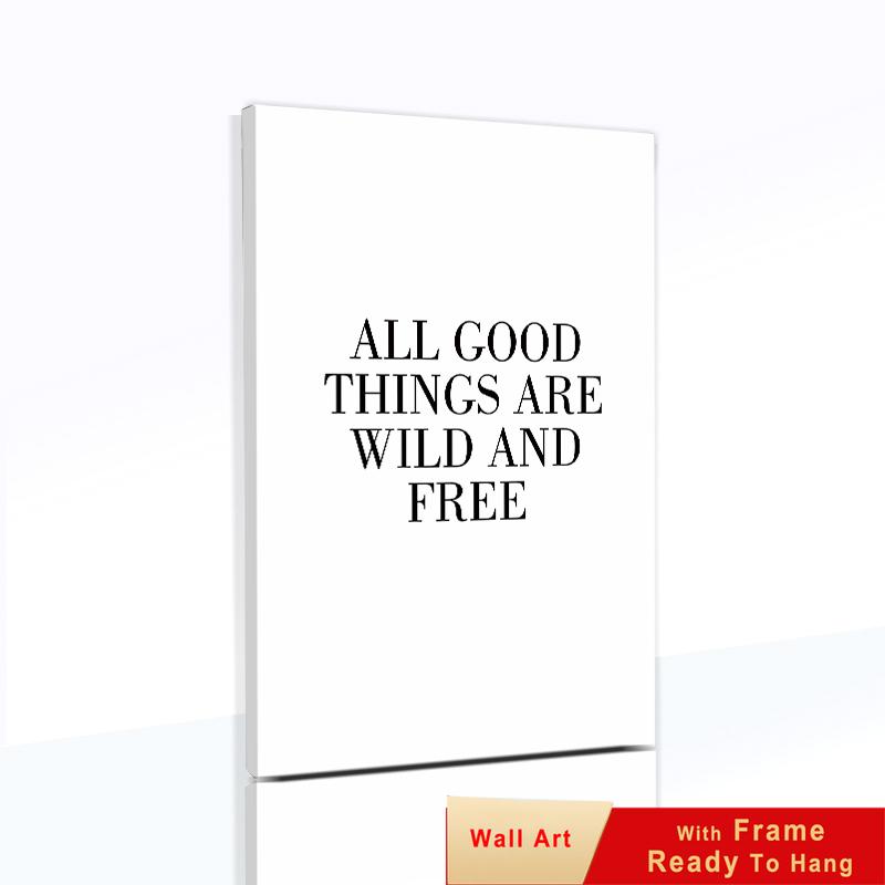 

Скандинавский постер Вдохновляющие буквы Настенное искусство Картина Холст Живопись для гостиной Современная простота Домашнее украшение Принты 21x30cm No Framed