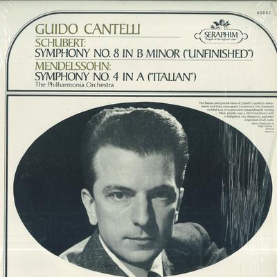 LP Record GUIDO CANTELLI PHILHARMONIA ORCHES Mendelssohn Symphony No4 In A Itali 60002 SERAPHIM 1966 US Classical Used