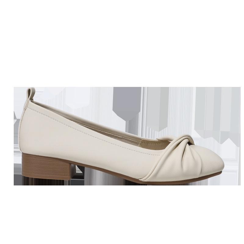 

Women s Autumn 2025 Mary Jane Shoes: Soft Sole Leather, Ideal with Skirts 38 бежевий