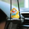 Little Yellow Duck Car Interior Ornament Pendant