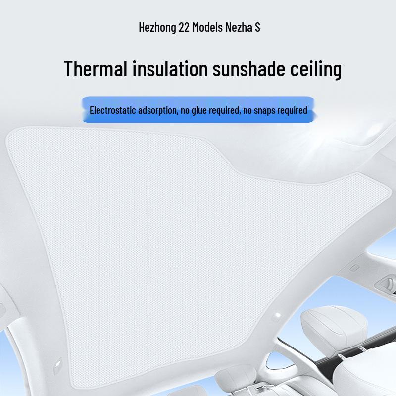 Nezha S 2022 Sunroof Sunshade: Heat Insulation, Sun Protection, Privacy, and Opaque Baffle